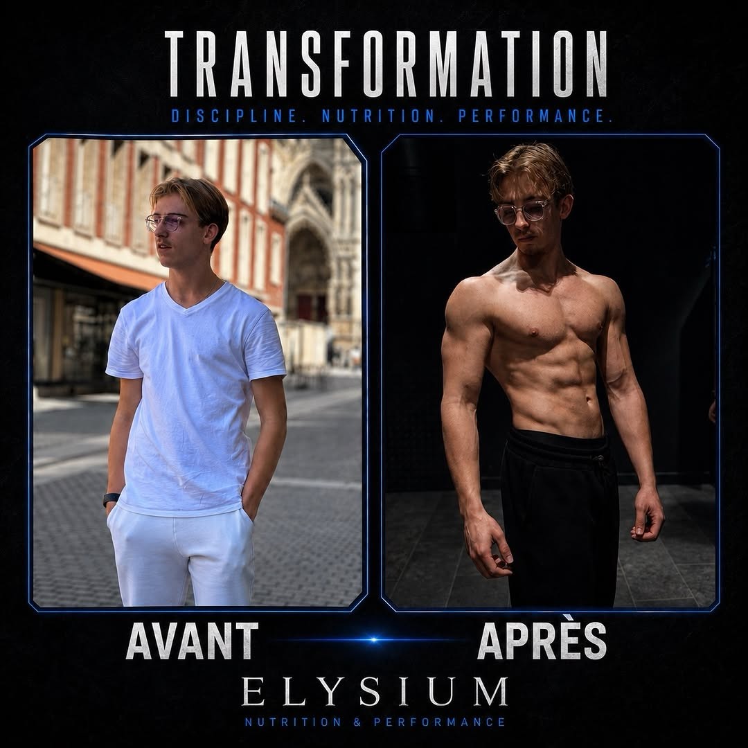 Avant / après, de 63 à 73 kg
