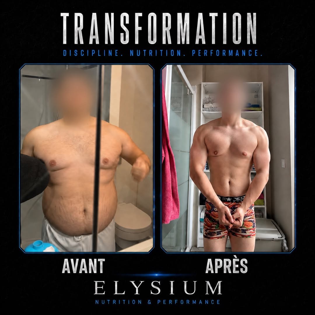 Avant / après, de 124 à 85 kg